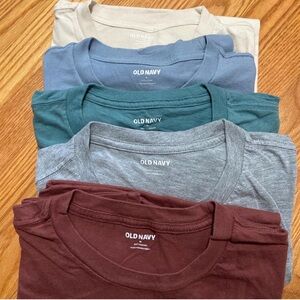 Bundle of Old Navy Soft Washed T-Shirts (Size L, M)